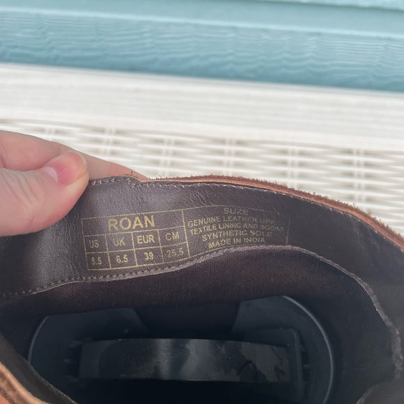 Roan by BedStu suede and leather tan boots - Picture 3 of 6